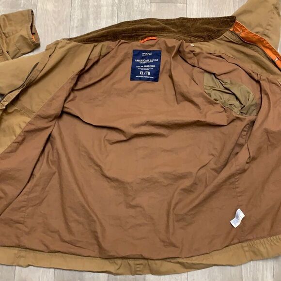Mens American Eagle Barn Utility Corduroy Lined Jacket - Picture 4 of 9